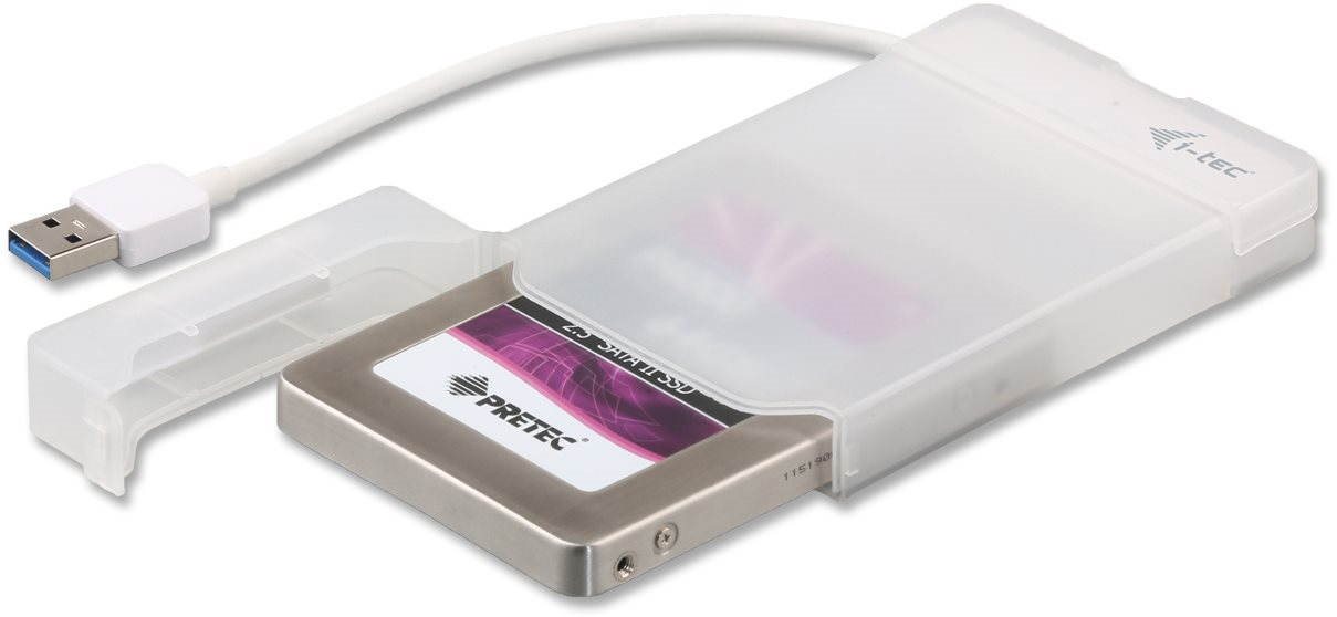 Külső merevlemez ház I-TEC MySafe Easy USB 3.0 fehér