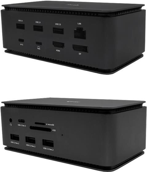 Dokkoló állomás i-tec USB4 Metal Docking station Dual 4K HDMI DP, Power Delivery 80W