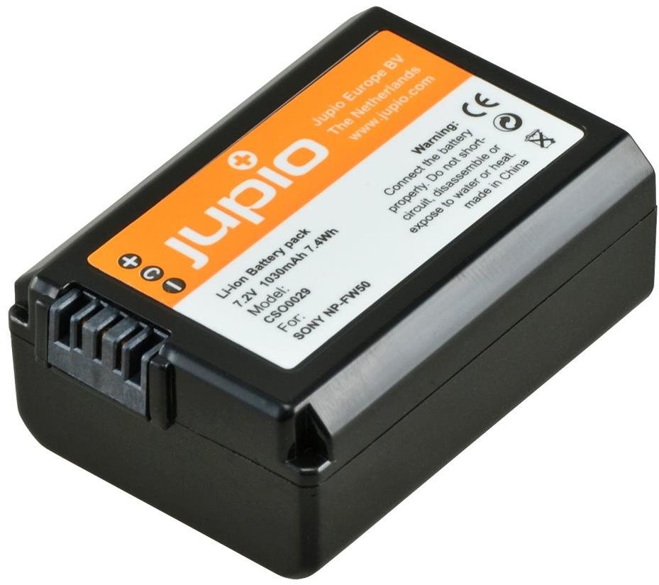 Fényképezőgép akkumulátor Jupio NP-FW50, Sonyhoz készülékhez, 1030 mAh