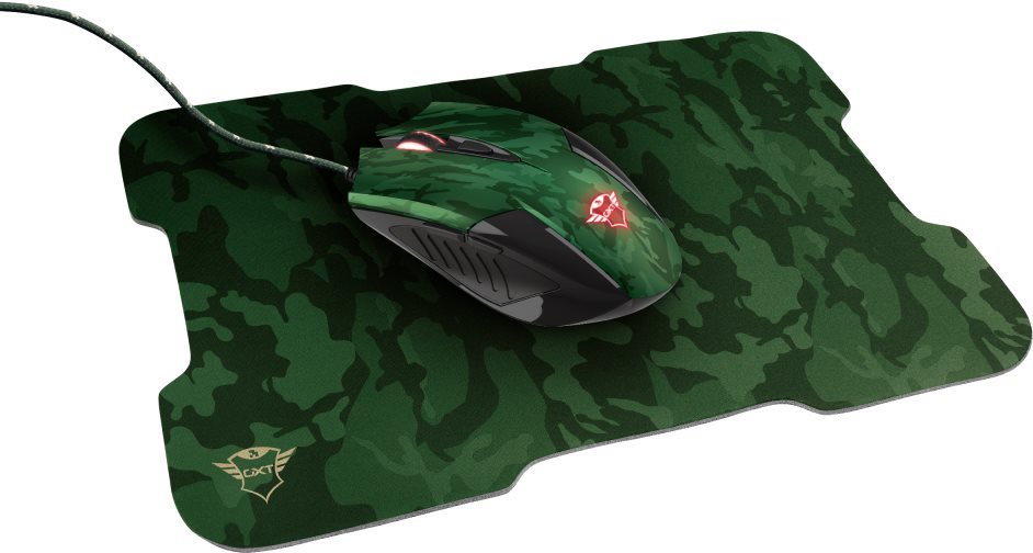 TRUST Gaming Mouse Pad GXT 781 Rixa Camo Gaming Mouse & Mouse Pad