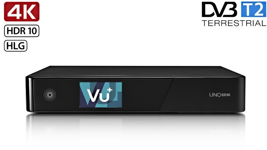 VU + UNO 4K SE H.265 (1x MTSIF Dual DVB-T2 tuner)