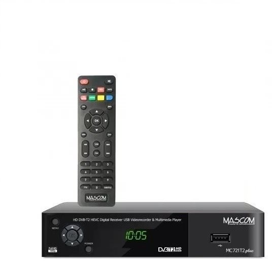 Set-top box Mascom MC721T2 plus HD DVB-T2 H.265/HEVC