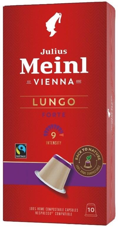 Julius Meinl Lungo Fairtrade Komposztálható (10x 5,6 g/box)