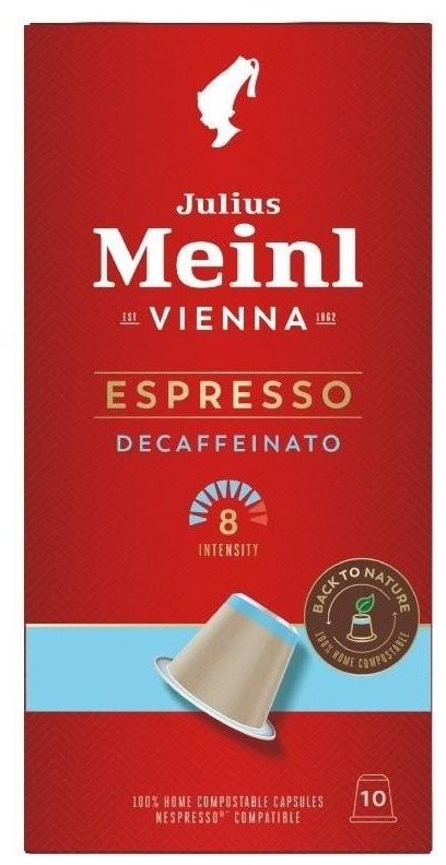 Julius Meinl komposztálható Espresso Decaffeinato (10x 5.6 g / doboz)
