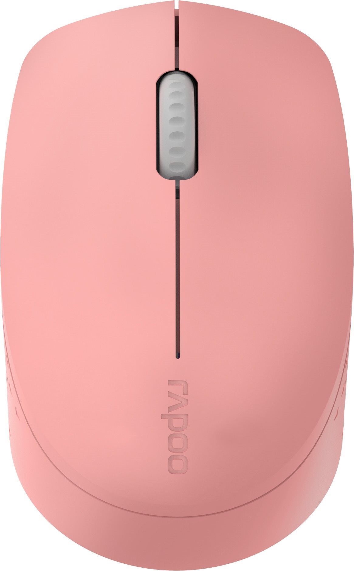 RAPOO egér M100 Silent Kényelmes Csendes Multi-Mode egér, rózsaszín