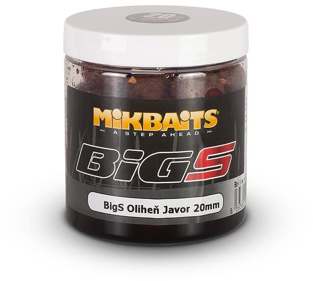 Mikbaits - Legends Boilie mártásban BigS Oliheň Javor 20mm 250ml