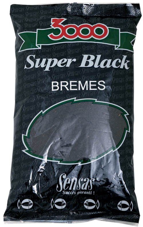 Etetőanyag Sensas 3000 Super Black Bremes 1 kg