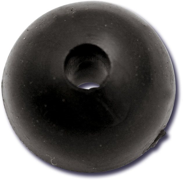 Black Cat Rubber Shock Bead 10mm 10db