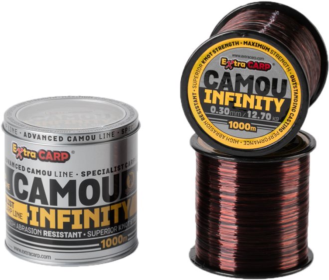 Extra Carp Infinity Camou 0,30mm 12,7kg 1000m