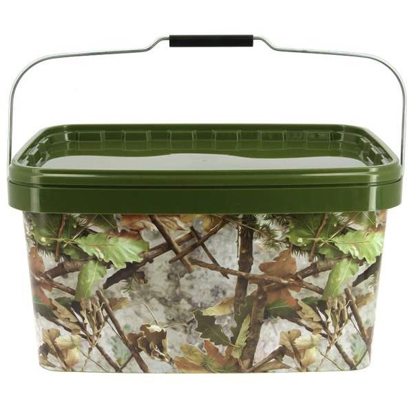 NGT Square Camo Bucket 12,5L