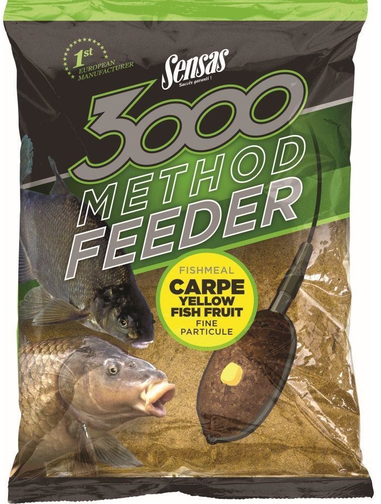 Sensas 3000 Method Feeder Carpe Yellow 1 kg