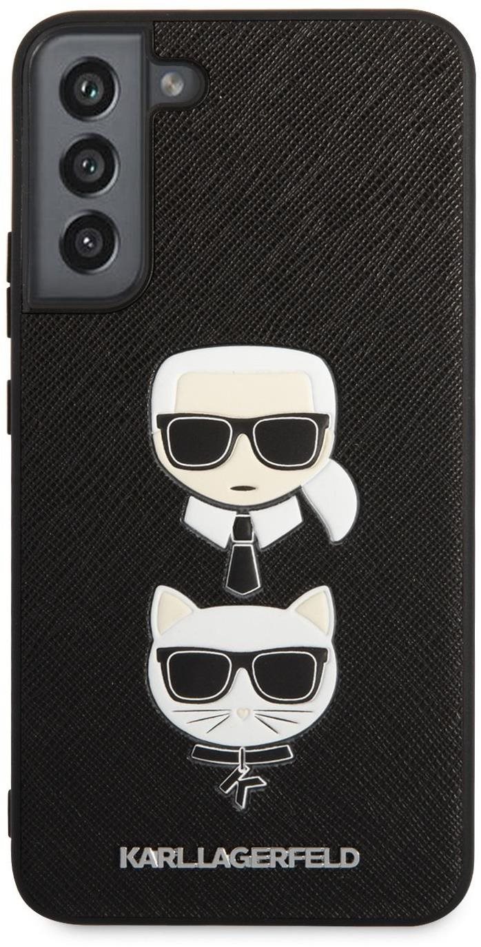 Karl Lagerfeld Saffiano K&C Heads Tok a Samsung Galaxy S22+ készülékhez Black