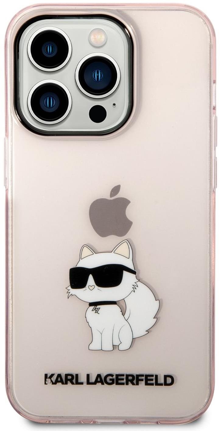 Karl Lagerfeld IML Choupette NFT hátlap iPhone 14 Pro Pink készülékhez 14 Pro készülékhez