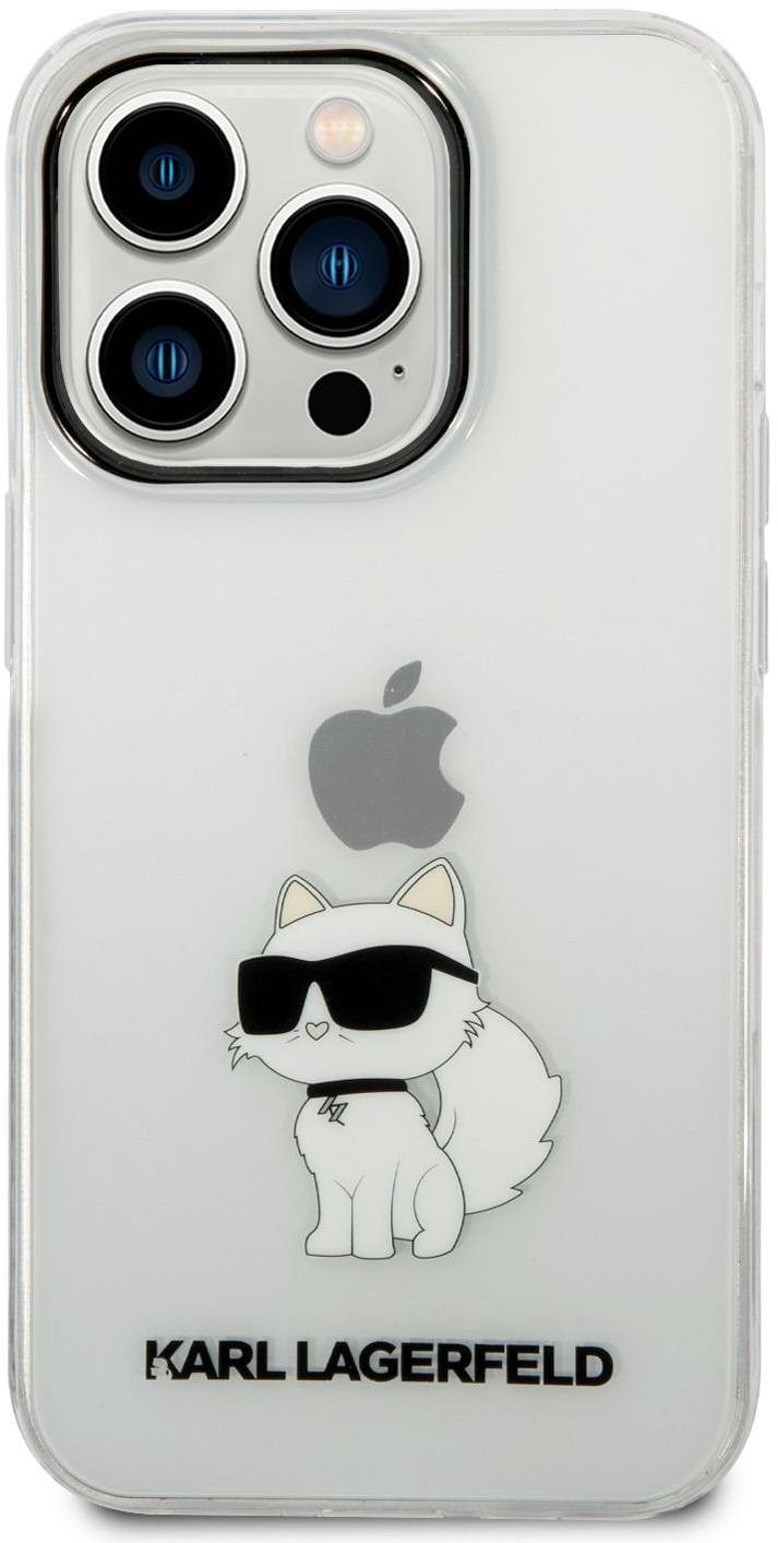Karl Lagerfeld IML Choupette NFT iPhone 14 Pro átlátszó hátlap tok