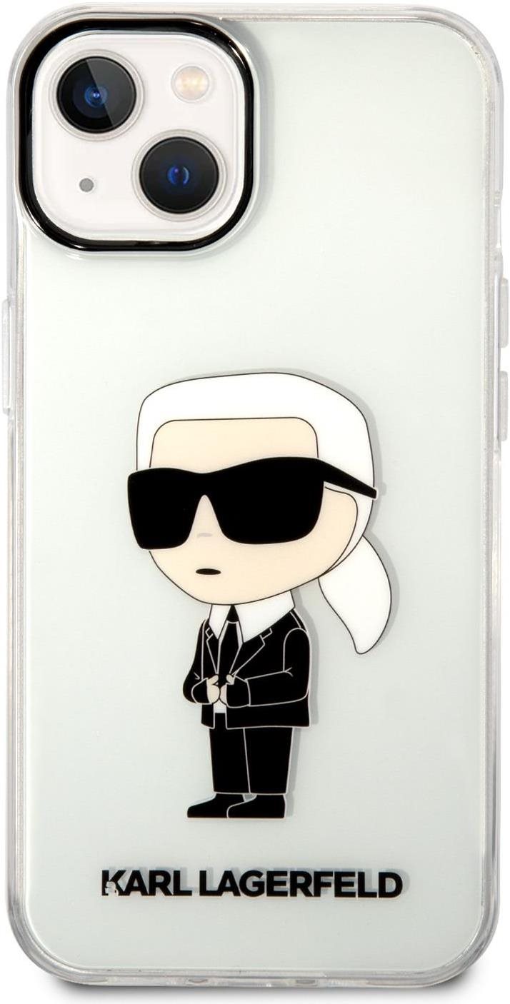 Karl Lagerfeld IML IML Ikonik NFT hátlap iPhone 14 Plus Transparent készülékhez