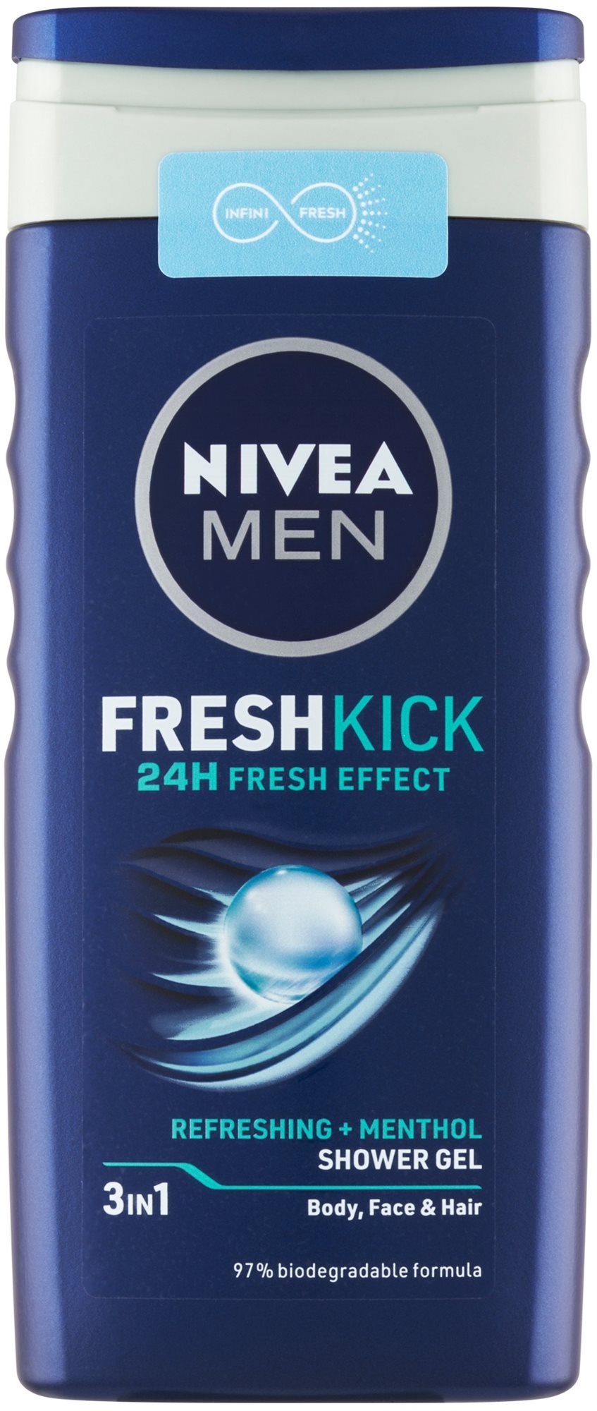 NIVEA MEN Fresh Kick Shower Gel 250 ml