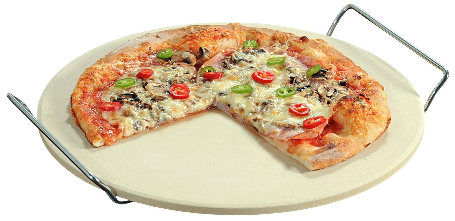 Kesper Pizzakő fogantyúval, átmérője 33 cm