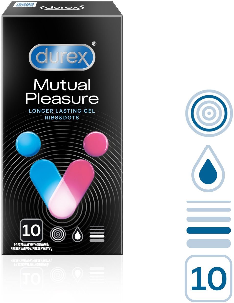 DUREX Mutual Pleasure óvszer 10 db