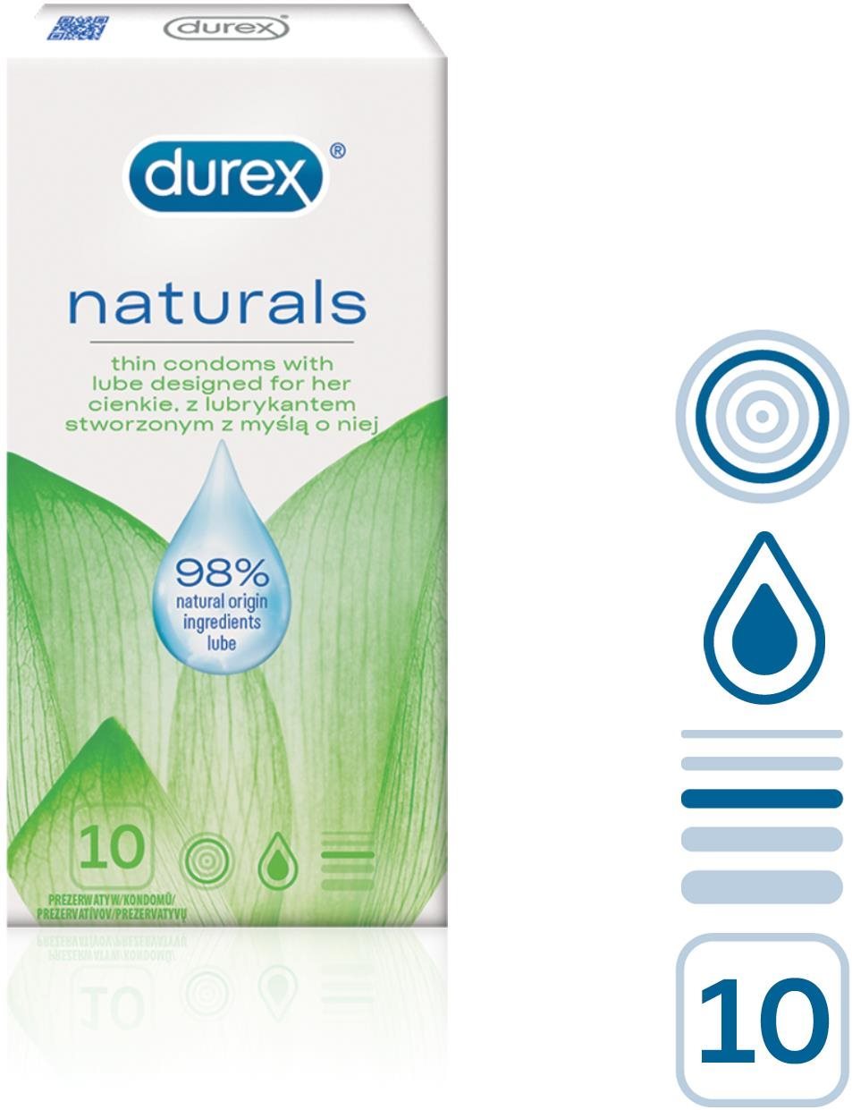 DUREX Naturals 10 db