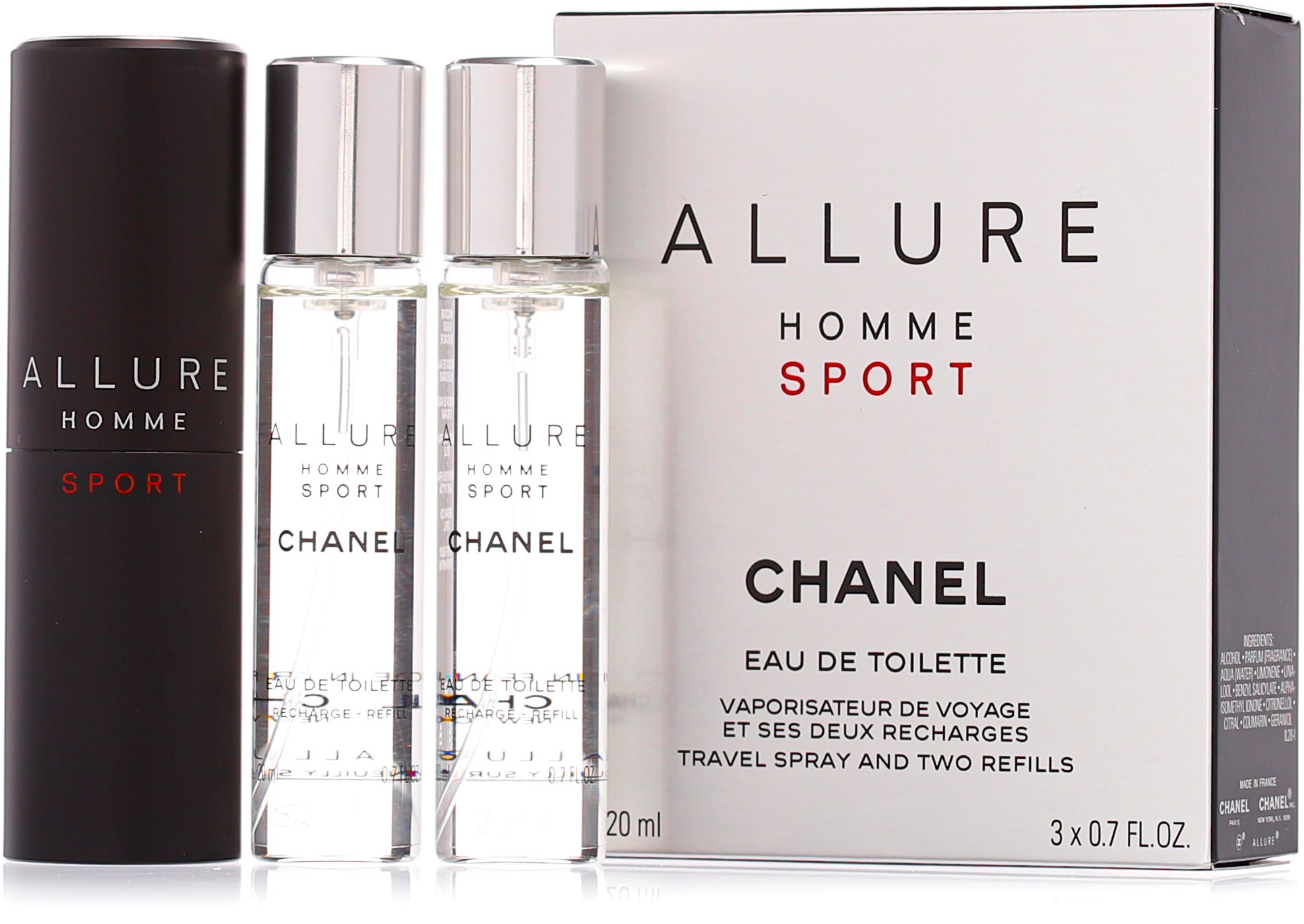 CHANEL Allure Homme Sport EdT 3 x 20 ml