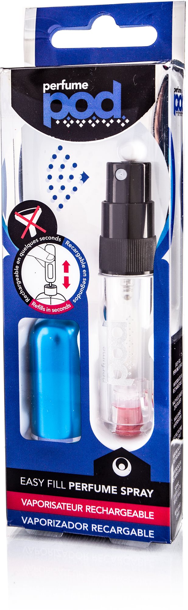 TRAVALO PerfumePod Pure Essential Refill Atomizer Blue 5 ml