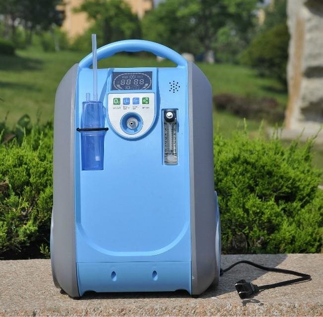 LOVEGO LG101 hordozható oxigénkoncentrátor akkumulátorral - 5L, 90 %