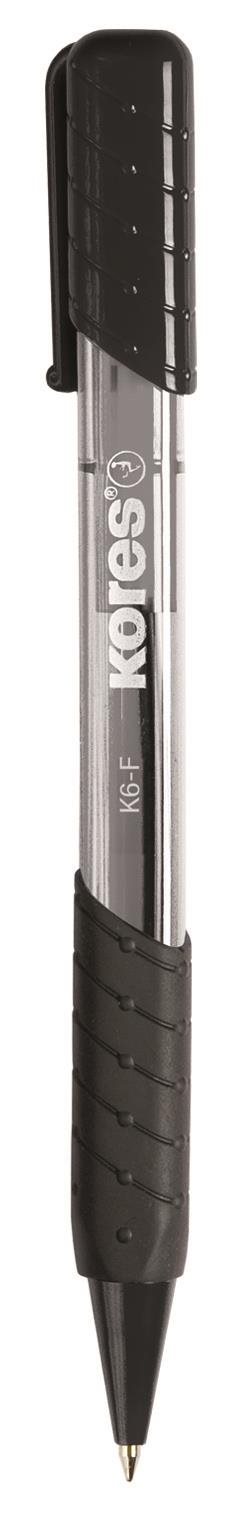 KORES K6 Pen, F - 0,7 mm, fekete