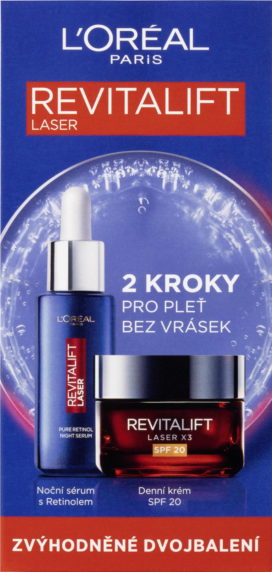 ĽORÉAL PARIS Revitalift Laser Retinol Duopack Set 80 ml