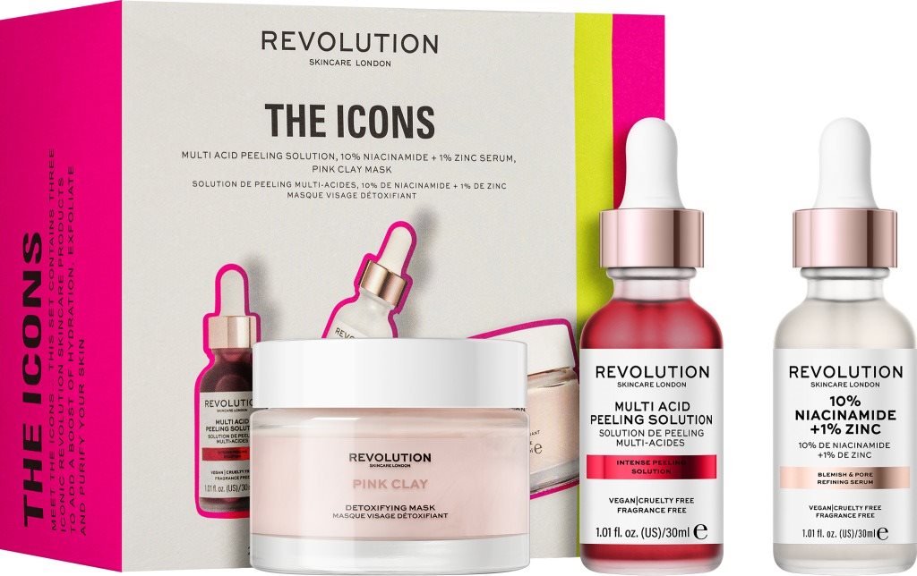 REVOLUTION SKINCARE The Icons Collection 3 db