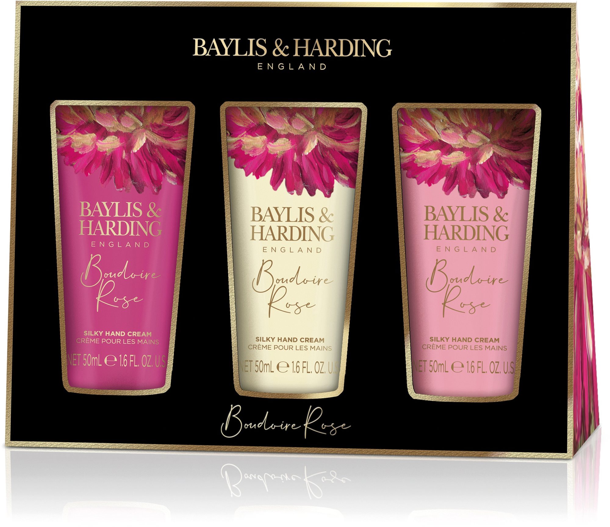 BAYLIS & HARDING 3 db-os kézkrém készlet - Titokzatos rózsa