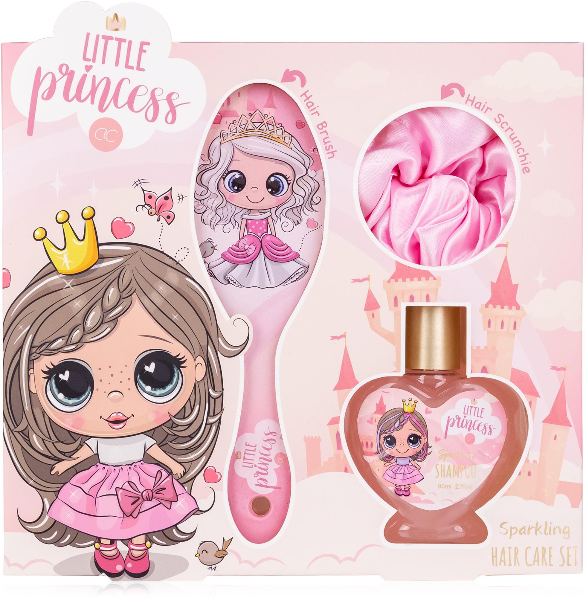 Kozmetikai ajándékcsomag ACCENTRA Little Princes Hajápoló szett hajkefével