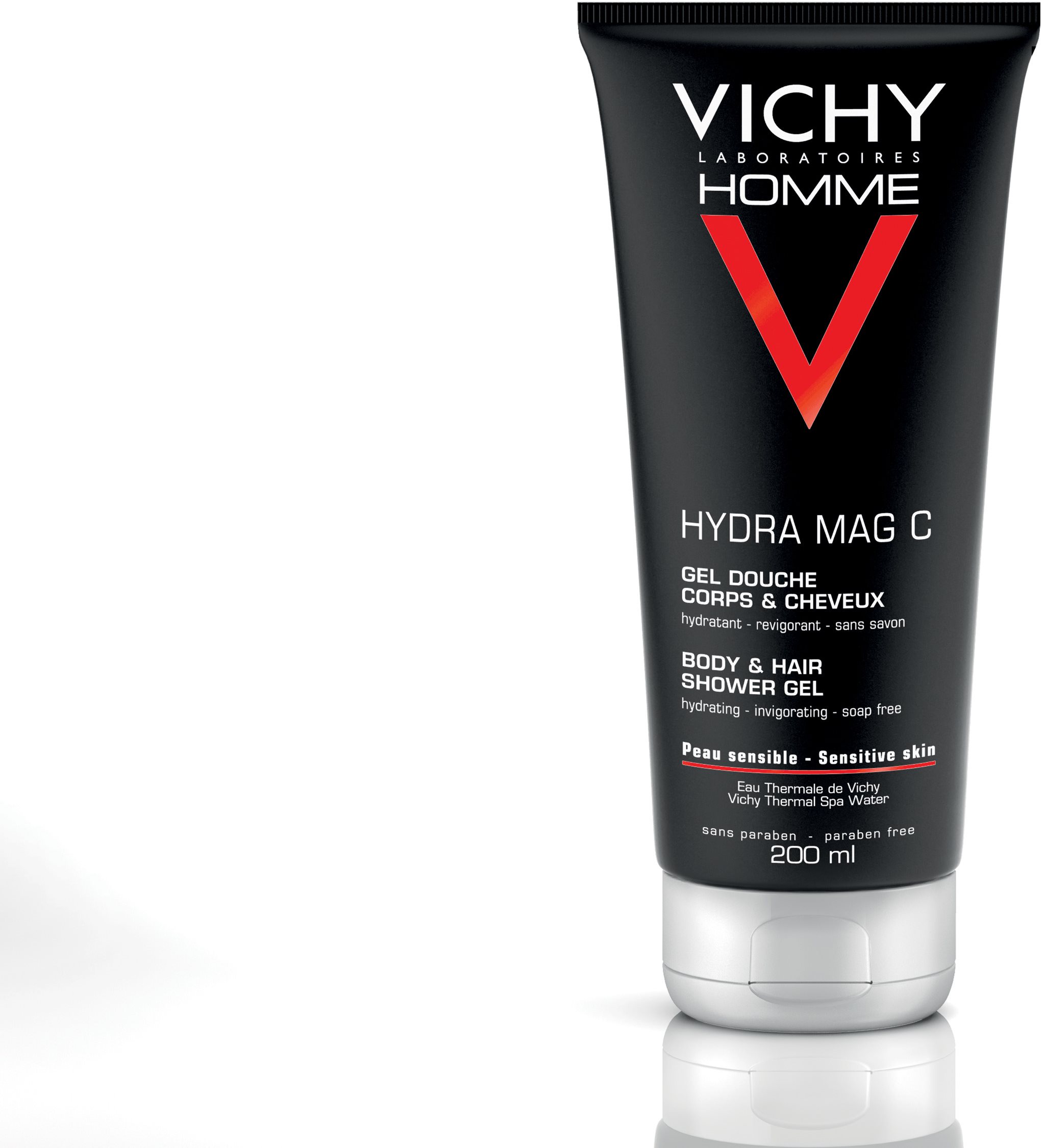 Tusfürdő VICHY Homme MAG C Body and Hair Shower Gel 200 ml