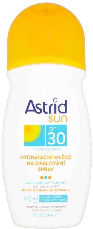 Naptej ASTRID SUN Hidratáló fényvédő spray SPF 30 200 ml