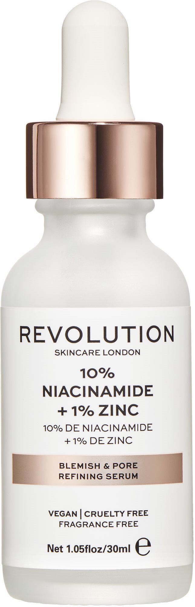 REVOLUTION SKINCARE Blemish and Pore Refining Serum - 10% Niacinamide + 1% Zinc 30 ml