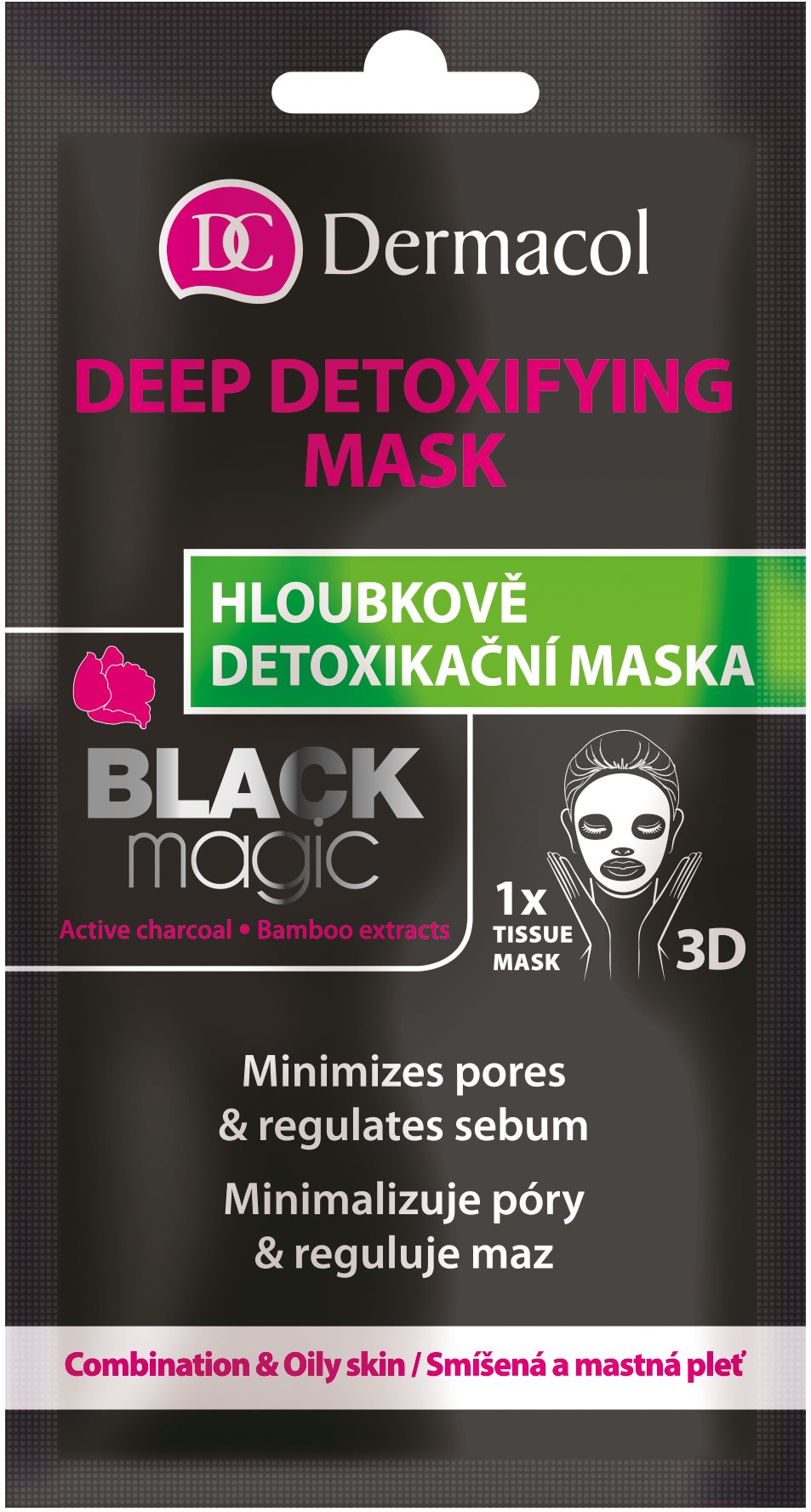 DERMACOL Tissue Detoxifying Mask Black Magic 15 ml