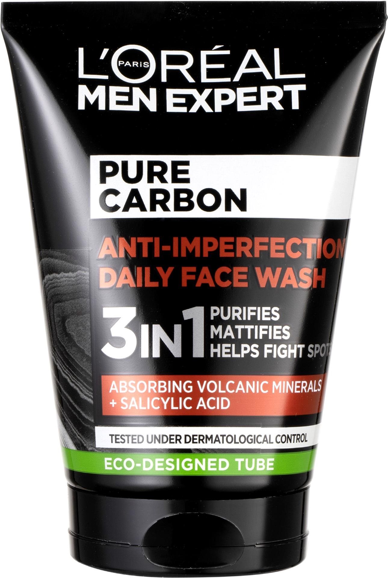 ĽORÉAL PARIS Men Expert Pure Carbon 3 az 1- ben Face Wash 100 ml