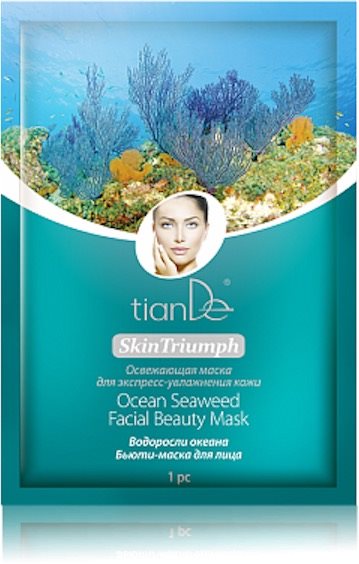 Pleťová maska TIANDE Skin Triumph S mořskými řasami 1 ks