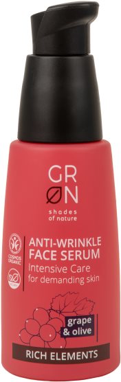GRoN BIO Rich Elements Anti-wrinkle Face Serum Grape & Olive 30 ml