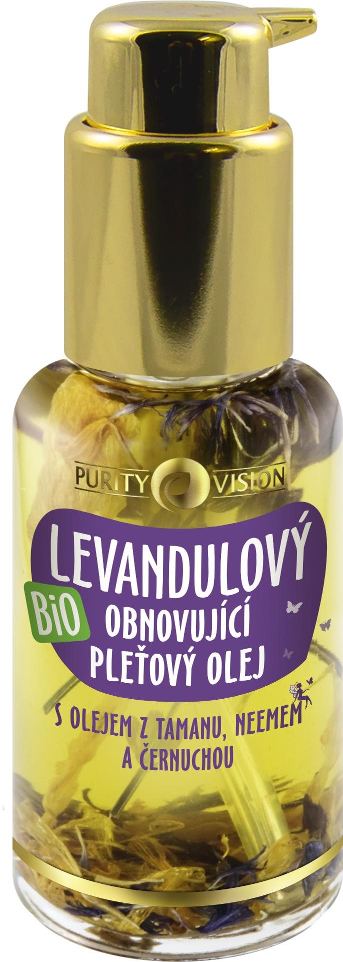 PURITY VISION Bio Mélyregeneráló levendulaolaj arcra 45 ml