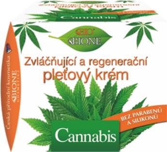 BIONE COSMETICS Bio Cannabis Bőrpuhító és regeneráló arckrém 51 ml