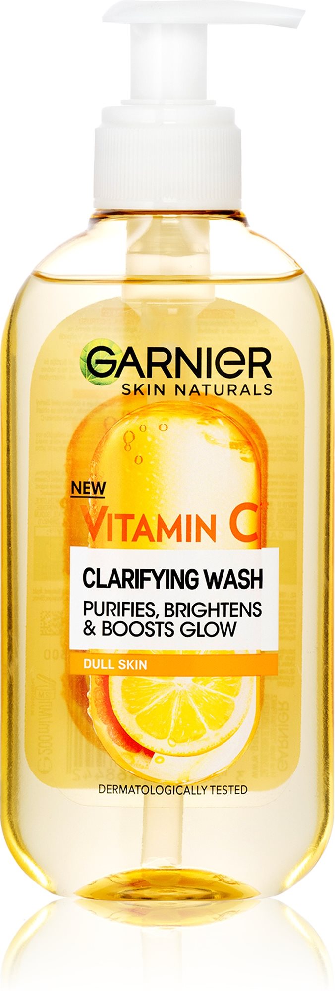 GARNIER Skin Naturals világosító, tisztító gél C-vitaminnal, 200 ml