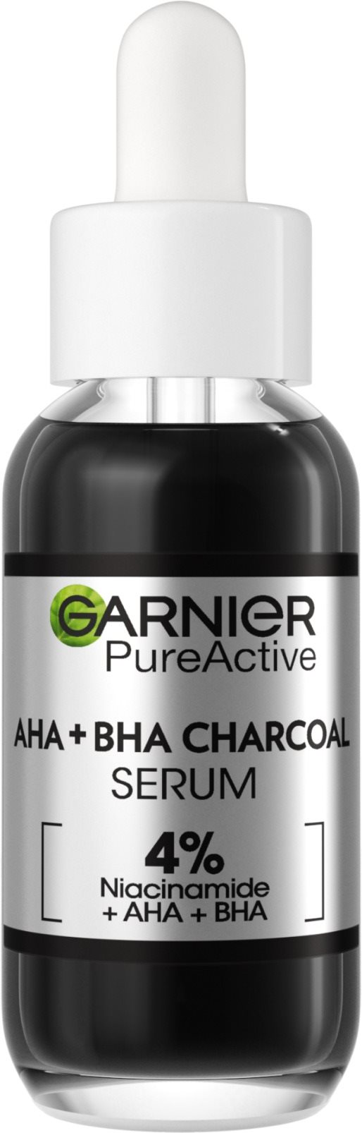 Garnier Bőrhibák elleni szérum AHA + BHA Charcoal (Serum) 30 ml