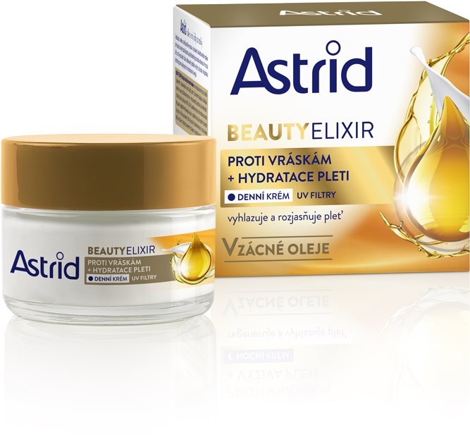 ASTRID Beauty Elixir Hidratáló nappali krém ráncok ellen UV védelemmel 50 ml