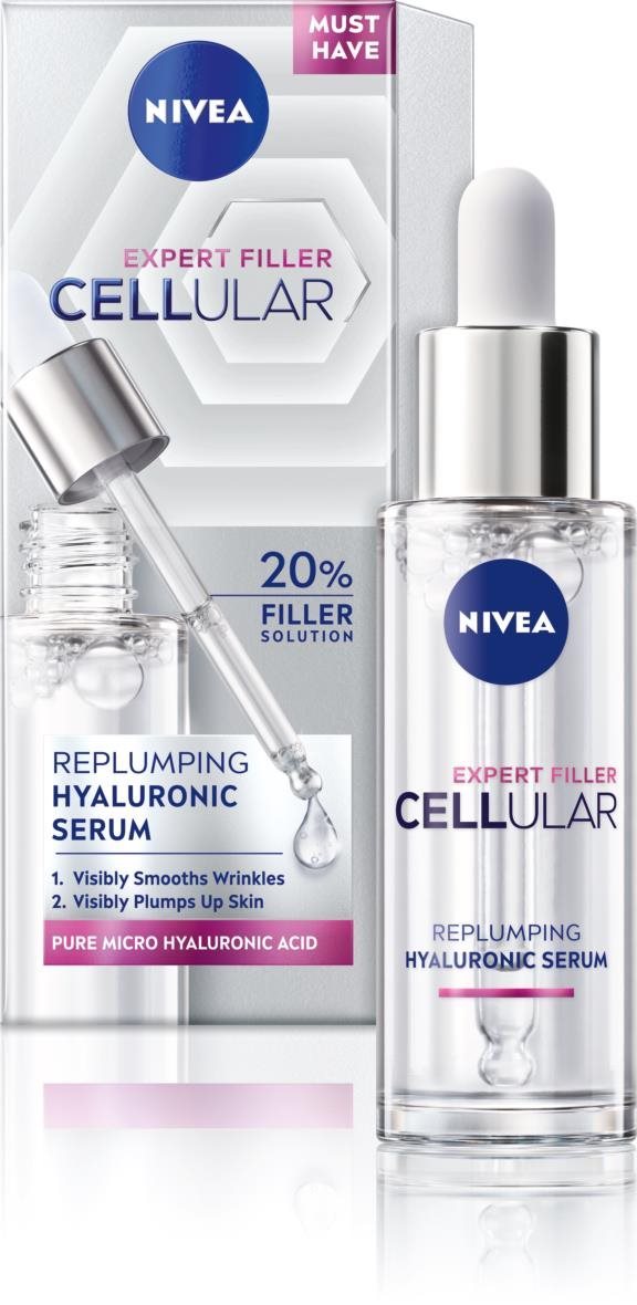 Nivea Bőrfeltöltő szérum Cellular Expert Filler (Replumping Hyaluronic Serum) 30 ml