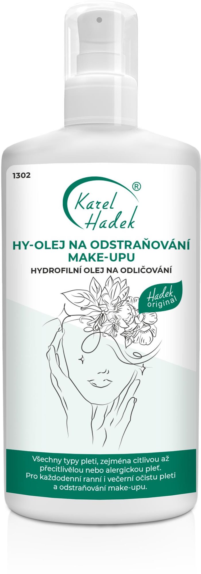 KAREL HADEK HY-olej na odstraňování make-upu 200 ml