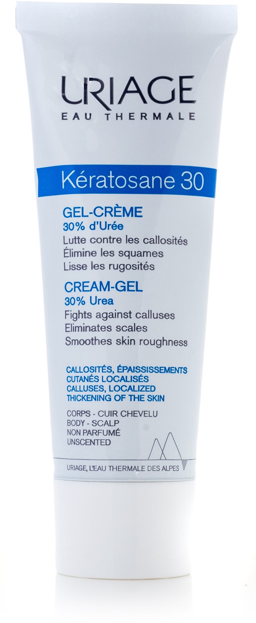 Uriage Bőrlágyító gél krém Kératosane 30 (Cream Gel) 75 ml