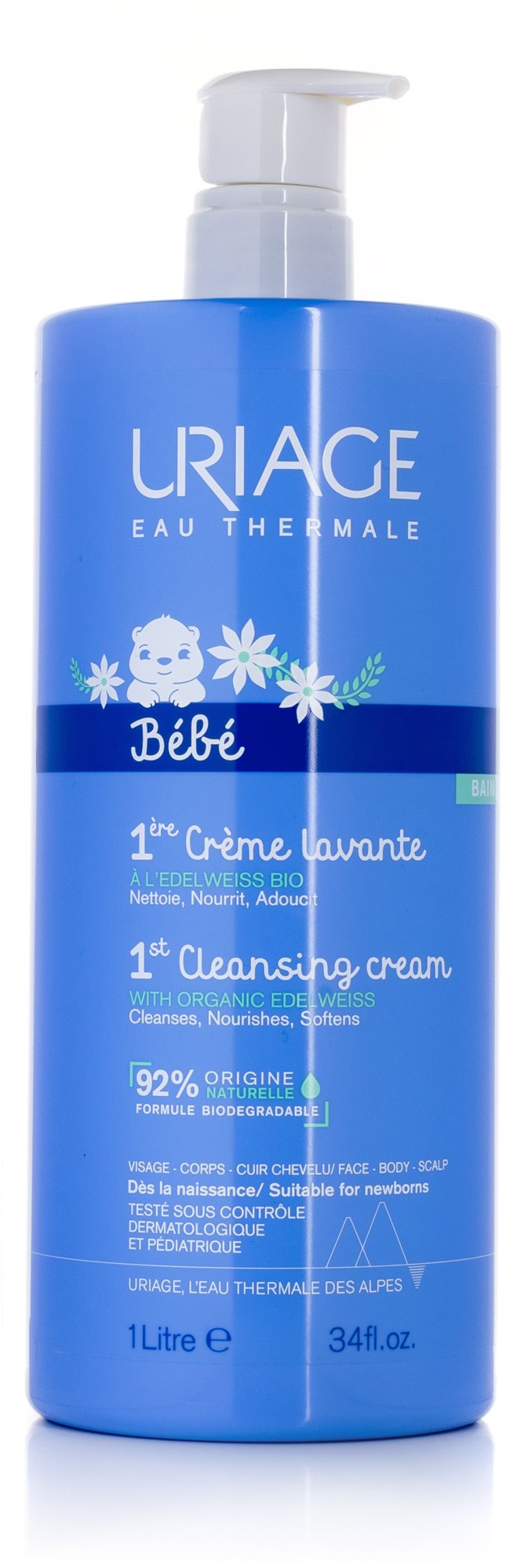 URIAGE Bébé 1st Cleansing Cream 1000 ml