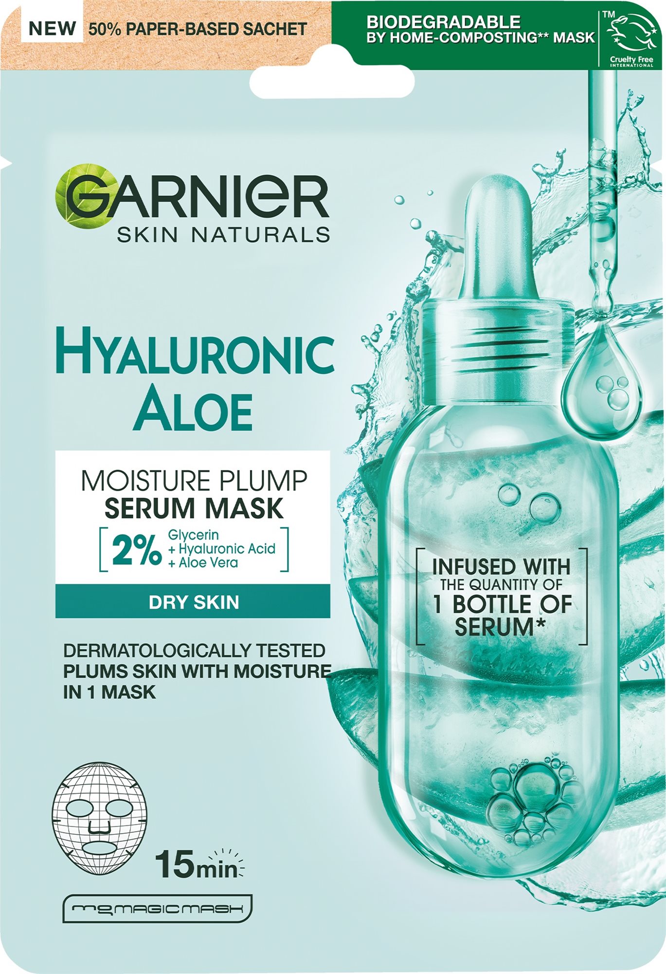 GARNIER Hyaluronic Aloe Tissue Mask 28 g