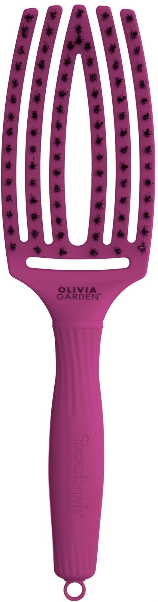 OLIVIA GARDEN Fingerbrush Bright Pink Medium