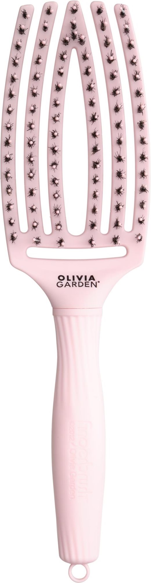 OLIVIA GARDEN Fingerbrush Pastel Pink Medium